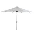 thumbnail image 3 of Better Homes & Gardens 9-foot Outdoor Market Patio Umbrella, White with Ticking Stripe, 3 of 6