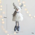 thumbnail image 3 of Muñeco de Ángel de Navidad para decoración del hogar, bonito adorno de árbol de Navidad, color blanco y rosa, regalo de Año Nuevo, 2024, 3 of 5