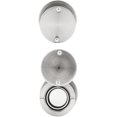 thumbnail image 4 of Visor de puerta de cobre macizo Ø22 mm Visor de puerta de gran angular de 200° con cubierta protectora ajustable para puertas de 35-60 mm (plata cepillada) esquí esquí Gafas de esquí, 4 of 5