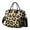 Leopard Print Pattern-2, variant on OBREWU Green Toile De Jouy Pattern Women's Insulated Leakproof Large Lunch Bag, Oxford Cloth