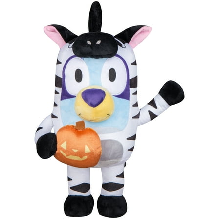 Halloween Porch Greeter Bluey in Zebra Costume 14.17 in x 11.41 in x 19.68 in 1.73 lb – Indoor/Outdoor Halloween Decoration