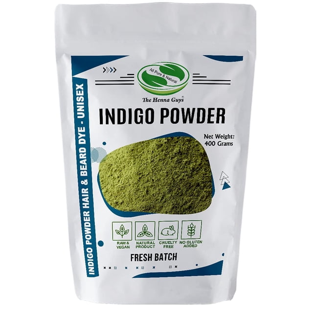 400 gramos de POLVO ÍNDIGO para tinte/color para el cabello - The Henna Guys