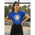 thumbnail image 2 of Love Myself Daisy Garland T-Shirt Women -Image by Shutterstock, Female 4X-Large, 2 of 4