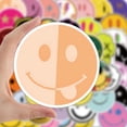 thumbnail image 2 of Sticker 50 PCS Smiley Emoji Stickers Waterproof Vinyl Decals Happy Smile and Encourage Stickers Bomb Sticker For Scrapbooking PC Laptop Skateboard Diary Phone Book Cover, 2 of 5