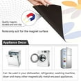thumbnail image 4 of Yayeee Magnetic Dishwasher Cover for The Front Decoration Home Kitchen Machine Sticker Protector, Blue Retro Flower, 4 of 6