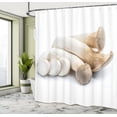 thumbnail image 4 of Ambesonne Agriculture Shower Curtain, King Oyster Mushrooms, 69"Wx75"L, Warm Taupe Champagne Grey, 4 of 4