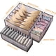 thumbnail image 1 of Organizador de cajón de ropa interior plegable Compartimento de ahorro de espacio Caja de almacenamiento para ropa, sujetadores, calcetines Paquete de 3 LingWen 8390606270863, 1 of 1