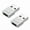 shape:New style silver, variant on 2Pack USB C Female to USB Male Adapter Type C Female To USB Male Converter 480mbps Data Transfer &Fast Charging OTG