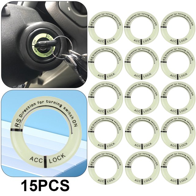 Anillos Llaves Pegatina Interruptor Anillo Impermeable para Scooter Vehículo Eléctrico