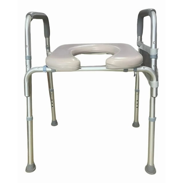 Asiento De Inodoro Soporte Adultos Mayores Discapacitados