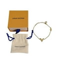 thumbnail image 1 of Pre-Owned Louis Vuitton Essential V Metal Bracelet M61084 Gold (Fair), 1 of 10