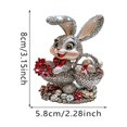 thumbnail image 3 of Bunny Decorative Pendant Car Rearview Mirror Pendant Backpack Pendant, 3 of 5