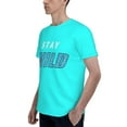 thumbnail image 6 of Ben Azelart Stay Wild Shirt 3d Printed T Shirt Crewneck Short Sleeve Top Tees For Mens, 6 of 8