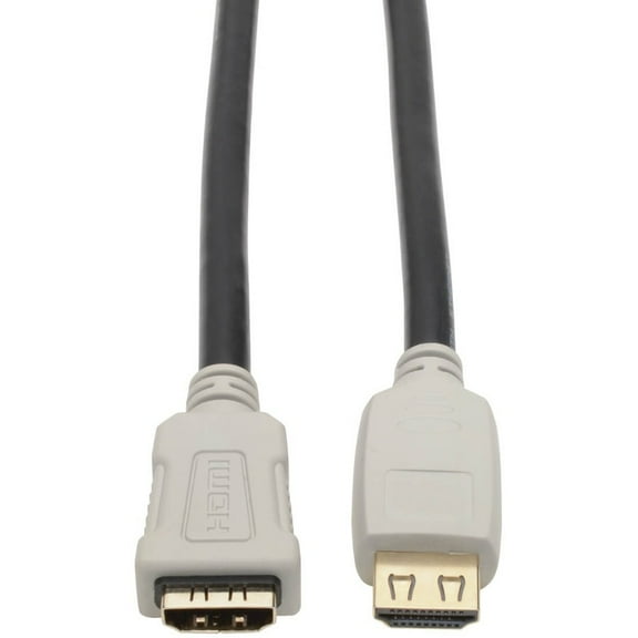 High-Speed HDMI 2.0b Extension Cable, Gripping Connector - 4K Ethernet, 60 Hz, 4:4:4, M/F, 15 ft. (4.6 m)