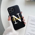 thumbnail image 3 of Custom Name Case For iPhone X XR XS 15 11 13 12 Mini 14 Pro 11Pro 14Pro Max 7 8 Plus ProMax 8Plus Text Leather Color Back Cover, 3 of 5