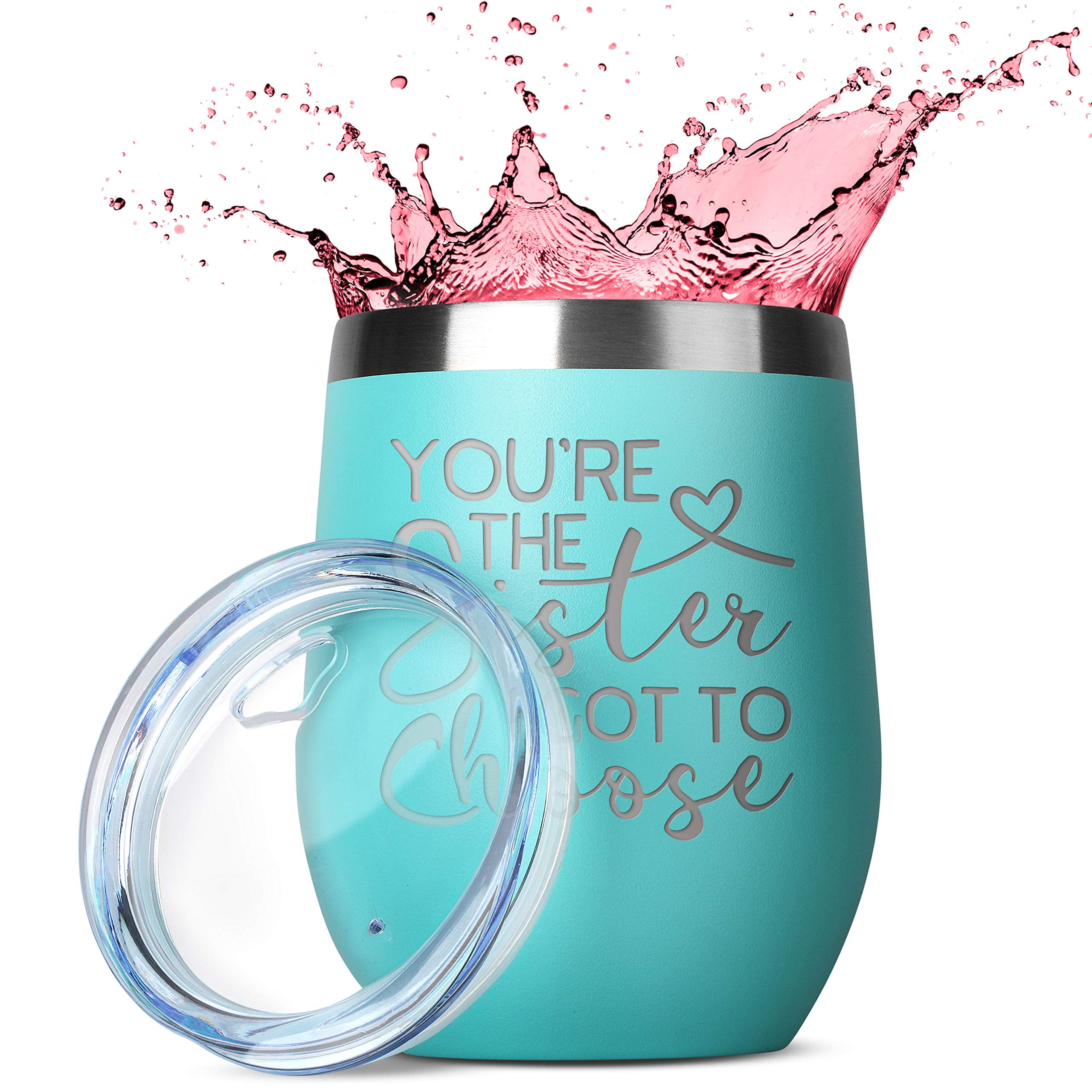 Sister Gift Sometimes I Wonder If My Sister Is Thinking About Me Too 20oz or 30oz Insulated Tumbler