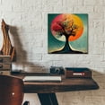 thumbnail image 5 of Epic Art 'Tree Of Life 5' by Ray Heere, Acrylic Glass Wall Art, 12"x12", 5 of 8