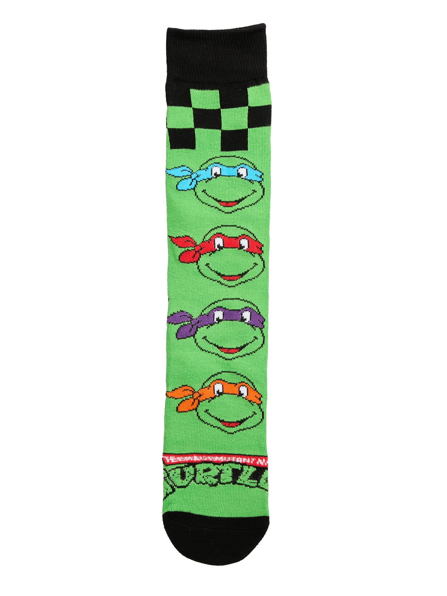 Teenage Mutant Ninja Turtles Men's Crew Socks, 3-Pack