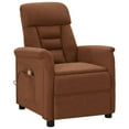 thumbnail image 6 of vidaXL Massage Recliner Massaging Recliner Push Cozy Chair Faux Suede Leather, 6 of 6