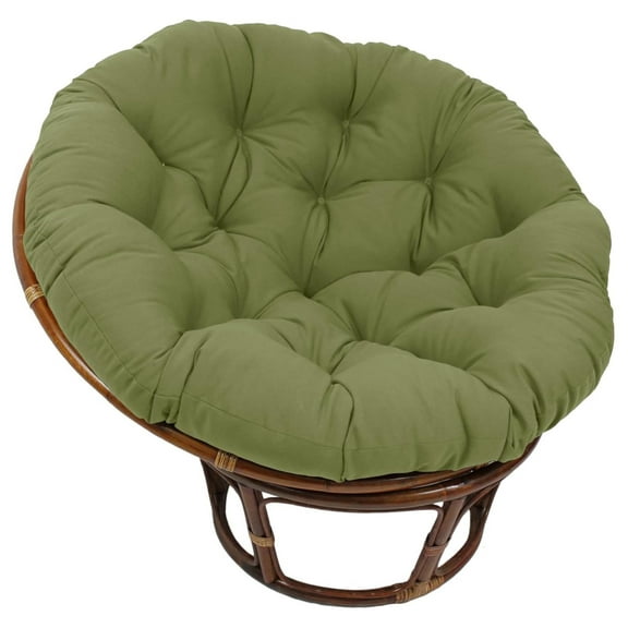 Twill Papasan Cushion, " x 6" x ", Sage