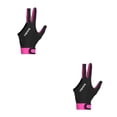 thumbnail image 1 of Greeniant Snooker Billiard Cue Glove Left Hand Women Finger Three en Glove  Pool Open Rosa L 2piezas, 1 of 1