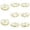 8 Pack, variant on 6 Pack Chrome Oval Metal Wire Baskets Bread Serving Decorative Sandwich Container Christmas Party Fast Food Basket for Fruit Burger Kitchen Restaurant (9.69 x 6.14 x 2.05 Inch)