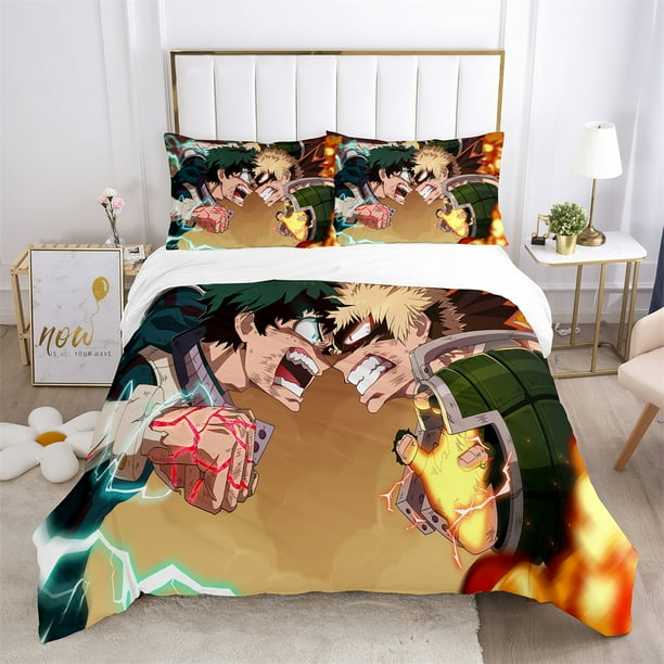 3D Cool My Hero Academia Bedding Bed Set Twin Full Queen King Size with