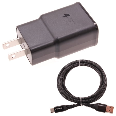 Fast Home Charger For Verve Connect ZMax 11 - Type-C 6ft USB Cable Quick Power Adapter Travel Wall AC Plug Cord Wire for Consumer Cellular Verve Connect ZMax 11