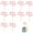 Pink -1, variant on Mother's Day Cake Topper, 10pcs Acrylic Happy Mother's Day Cupcake Topper for Birthday Mother's Day Cake Party Decoration Supplies (Pink -1)