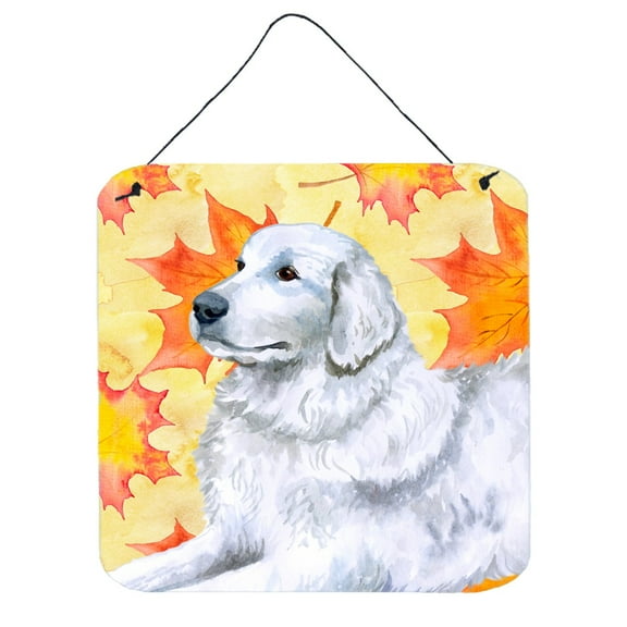 Carolines Treasures BB9936DS66 Maremma Sheepdog Fall Wall or Door Hanging Prints Yellow 6HX6W multicolor