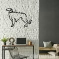 thumbnail image 4 of Craftnamesign Personalized Borzoi Dog Metal Wall Art Led Light, Borzoi Dog Metal Sign, 4 of 5
