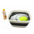 thumbnail image 5 of SAMMART Set of 2 8L (2.1 Gallon) Collapsible Tub - Foldable Dish Tub - Portable Washing Basin - Space Saving Plastic Washtub, 5 of 6