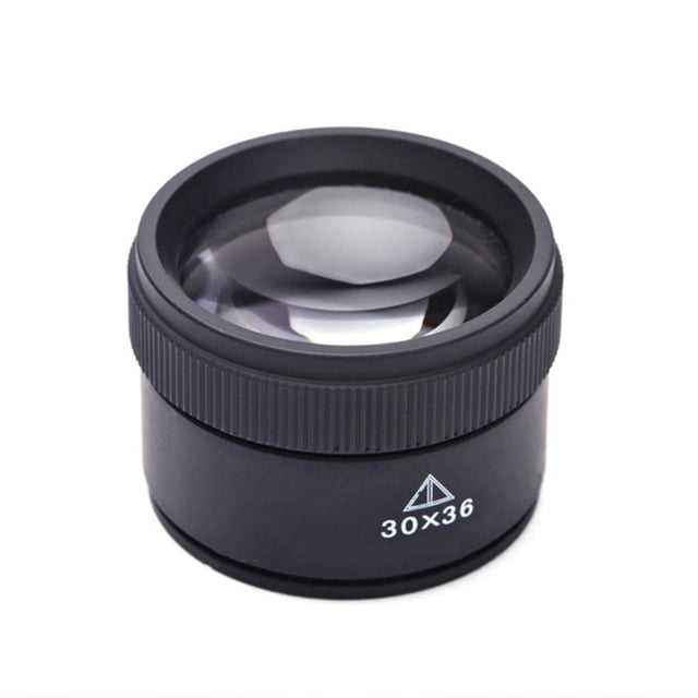 Lupa Hd De 30X 36Mm, Lente De Cristal Óptico, Lupa, Mini Lupa De Bolsillo, Lupa De Mano Para Sellos De Monedas, Lupa Para Joyería Speravity HA014264-00