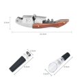thumbnail image 3 of Accessories Wine Opener Set Professional Waiters Stainless Steel Bottle Opener and Vacuum Stopper, 3 of 5