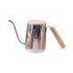 thumbnail image 2 of Hervidor de café, Hervidor de café de cuello de cisne, Portátil con asa, Hervidor de té, Espejo plateado de 350 ml., 2 of 9