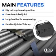IDL Packaging C-3104 Sealer/Crimper for 1/2 Steel Strapping - High-Strength Sealing Action