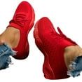 thumbnail image 2 of NOKIO Womens Walking Shoes Slip On Lightweight Memory Foam Cheer Sneakers for Tennis Gym Running Workout Yoga Women's Lace Up Platform Large Size Womens Hands Free Sneakers, 2 of 4