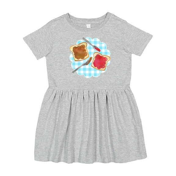 Inktastic Peanut Butter and Jelly Picnic Girls Toddler Dress