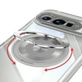thumbnail image 3 of TECH CIRCLE for Google Pixel 9 Pro XL Hybrid Case with Stand, Slim Fit Thin Phone Case Clear with Magnetic Ring Holder, Anti-Scratch Shockproof Protective Cover for Women Men,Gray, 3 of 8