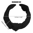 thumbnail image 2 of Unique Bargains 1 Pcs Knotted Headbands Women Hairband Hair Hoop for All Hair Hair Accessories Black, 2 of 7