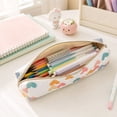thumbnail image 6 of Summer Saving!Back_to_School Saving!School_Supplies!Under $1 dollars!Special Pencil Case Pouch, Colorful Pencil Pouch Makeup Brush Bags ForTeenagers Home Office Orginazer, White, 6 of 8