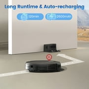 AIRROBO G60 3 in 1 Robot Vacuum and Mop Combo with Smart App&Voice Control,2 in 1 Tank for pet hair