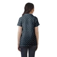 thumbnail image 4 of Moomaya Chemise Tunique Style Enveloppant pour Femmes en Coton Décontracté Col Classique Boutonné, 4 of 6