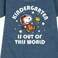 thumbnail image 3 of Peanuts - Kindergarten Is Out Of This World - Back to School - Toddler and Youth Girls Fleece Dress, 3 of 6
