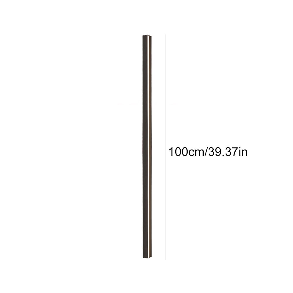 Modern Outdoor Wall Light, Black Long LED Wall Sconce Waterproof, 3000K Neutral Light, Exterior Wall Light Fixture for Porch, Patio, Garage, Yard (100 cm Neutral Light)