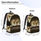 thumbnail image 2 of Disketp Happy New Year 2025 E Mochila de Lona Estampada, Mochila Escolar de Viaje Ligera para Estudiantes y Portátil-Small, 2 of 5