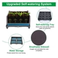 thumbnail image 5 of Raised Garden Bed Planter for Outdoor Plants Plastic Planters Box Elevated Garden Boxes Plant Pots of Garden Patio Balcony Deck to Planting Flowers Vegetables Tomato and, 5 of 9