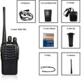 4 Pack Set Long Range Walkie Talkie 50 Mile Two Way Radio Charge