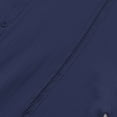 thumbnail image 6 of Men's Shirts, Mens Summer Linen Shirts Casual Short Sleeve Button Down Shirt Classic Lightweight Stand Neck Stylish Beach Tops Navy XXXL, 6 of 6