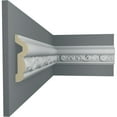 thumbnail image 5 of Ekena Millwork 3 1/8"H x 7/8"P x 94 1/2"L, (5 7/8" Repeat), Caputo Chair Rail (12-Pack), 5 of 6